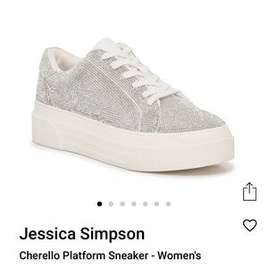 Jessica Simpson Rhinestone Platform Sneakers